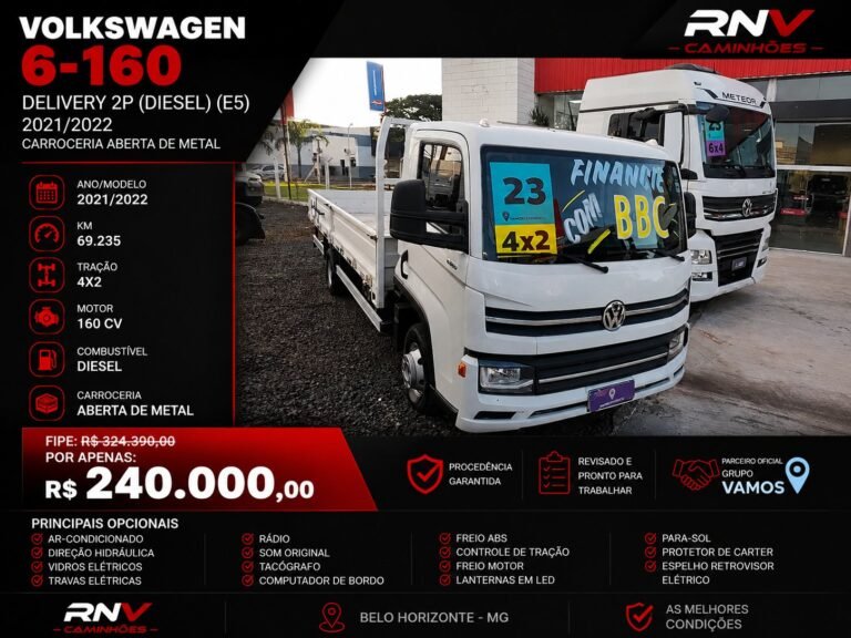 VOLKSWAGEN 6-160 DELIVERY 2P (DIESEL) (E5) 2021/2022