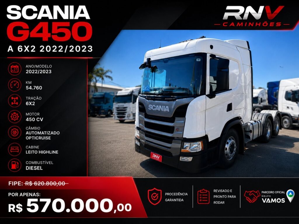 SCANIA G450 A6X2 2022/2023 Aut. #1