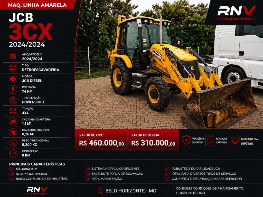 RETROESCAVADEIRA JCB 3CX 2024/2024 #1