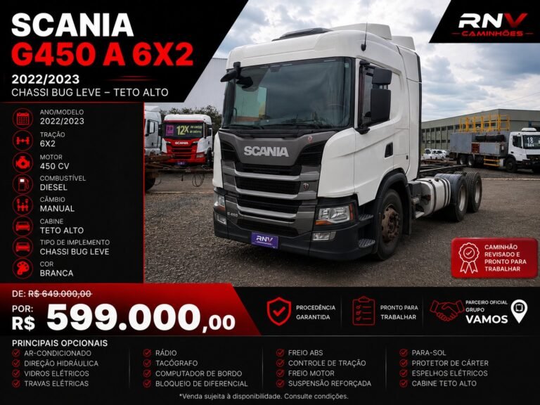 SCANIA / G-450 A 6X2 2P (DIESEL)(E5)