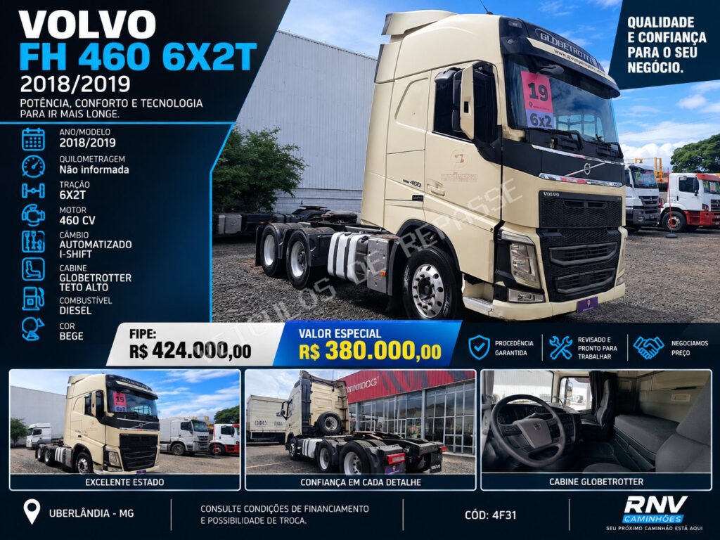 VOLVO/FH 460 6X2T VOLVO/FH 460 6X2T 2018/2019 #1